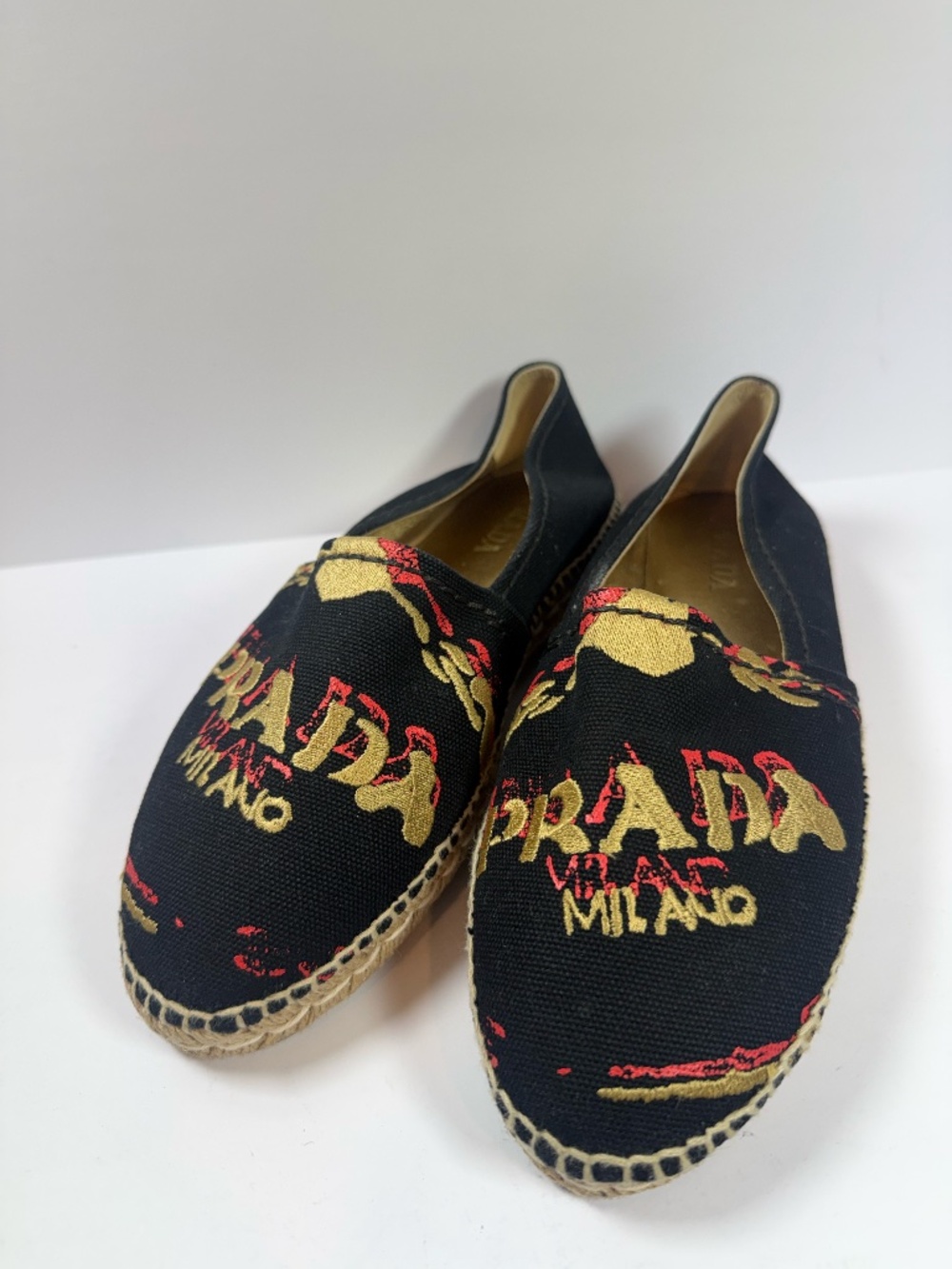 PRADA ESPADRILLES WOMENS SIZE  38